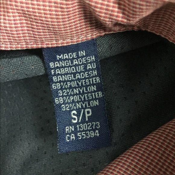 Wrangler Small copper orange button up - Picture 6 of 7